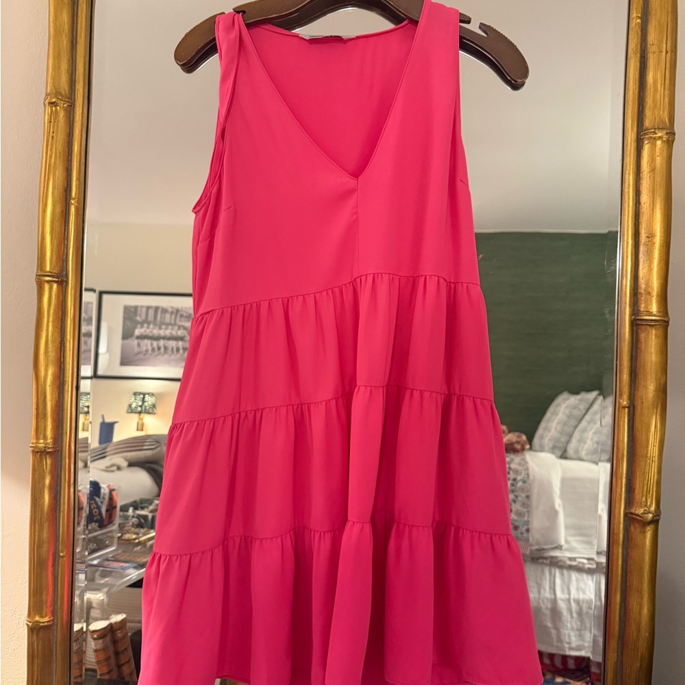 AMANDA UPRICHARD PRUITT DRESS PINK LACQUER